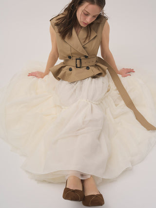 Trench Tulle Set Dress