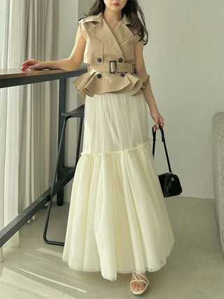 Trench Tulle Set Dress
