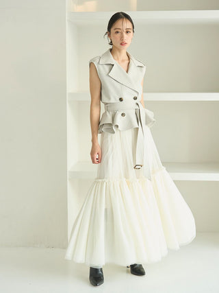 Trench Tulle Set Dress