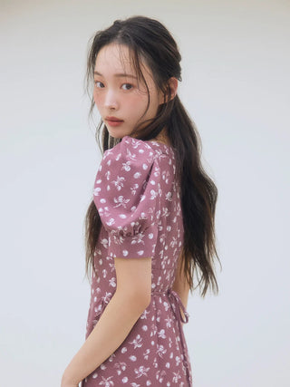 Sustainable Fruit Print Dress