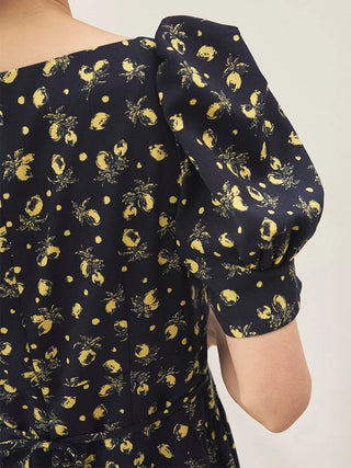 Sustainable Fruit Print Dress