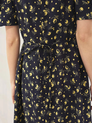 Sustainable Fruit Print Dress