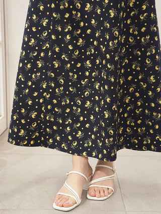 Sustainable Fruit Print Dress