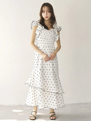 Ruffle Sleeve Print Dress