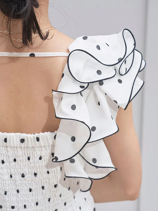 Ruffle Sleeve Print Dress