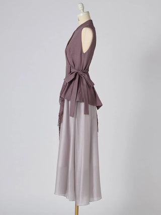 Asymmetric Lace Panel Dress