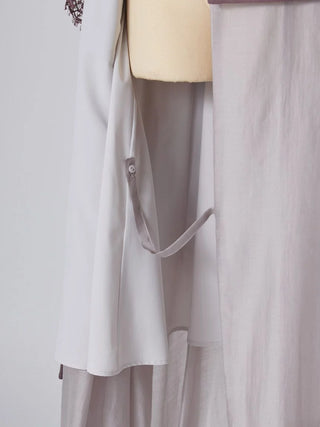 Asymmetric Lace Panel Dress