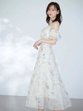 Sustainable Off-Shoulder Gathered Dress