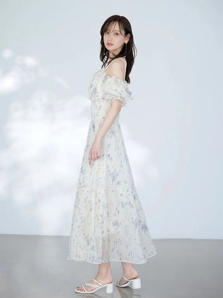 Sustainable Off-Shoulder Gathered Dress