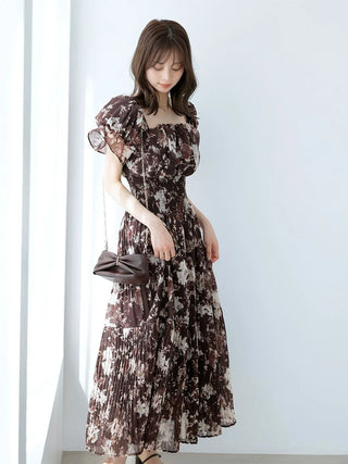Sustainable Off-Shoulder Gathered Dress