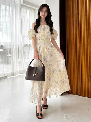 Sustainable Off-Shoulder Gathered Dress