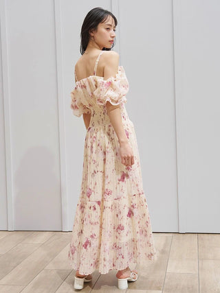 Sustainable Off-Shoulder Gathered Dress
