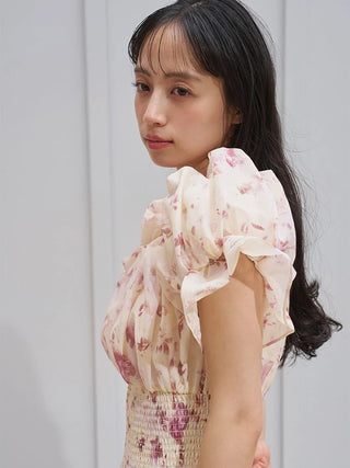 Sustainable Off-Shoulder Gathered Dress