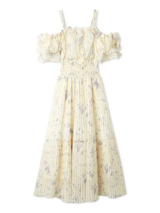 Sustainable Off-Shoulder Gathered Dress