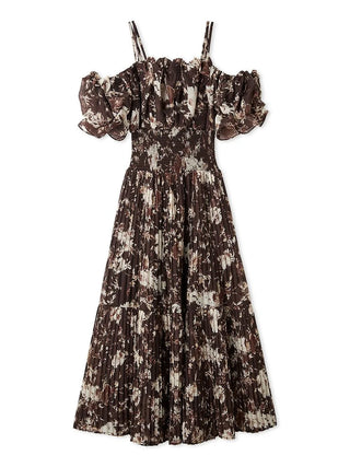 Sustainable Off-Shoulder Gathered Dress