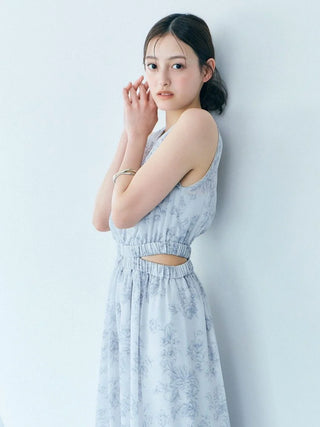 Washable Sleeveless Tiered Dress