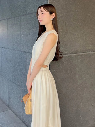 Washable Sleeveless Tiered Dress