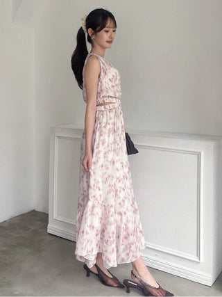 Washable Sleeveless Tiered Dress