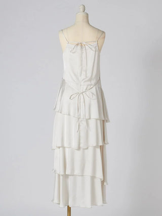 Satin Tiered Cami Dress