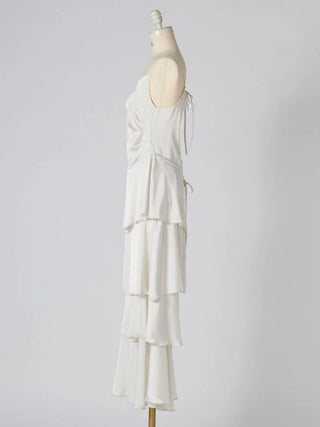 Satin Tiered Cami Dress