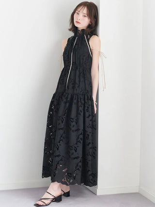 Lace Ruched Dress