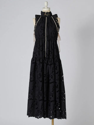 Lace Ruched Dress