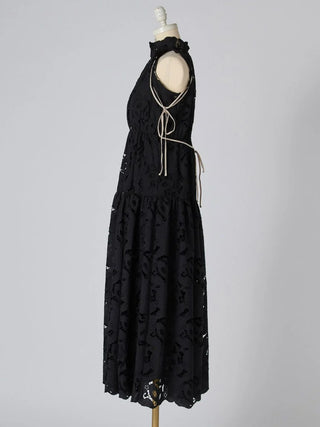 Lace Ruched Dress