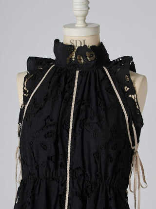 Lace Ruched Dress