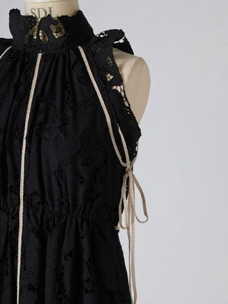 Lace Ruched Dress