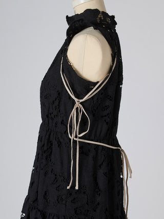 Lace Ruched Dress
