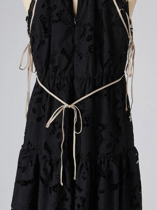 Lace Ruched Dress