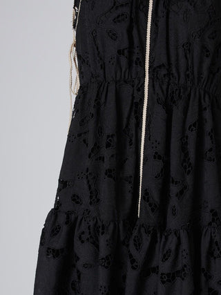 Lace Ruched Dress