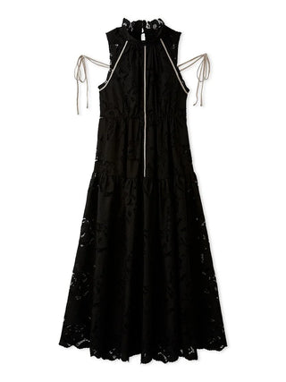 Lace Ruched Dress