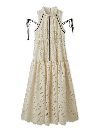 Lace Ruched Dress