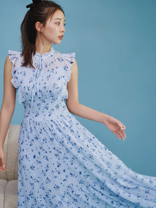 Sustainable Ruffle Maxi Dress