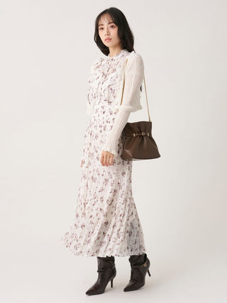 Sustainable Ruffle Maxi Dress