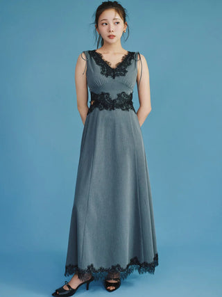 Lace-Trimmed Dress