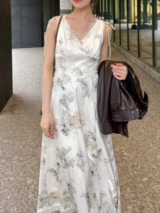 Lace-Trimmed Dress