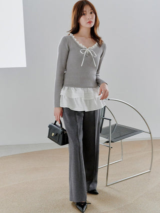 Sustainable High Waist Wide Pants