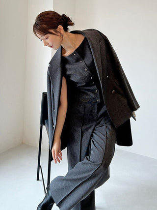 Sustainable High Waist Wide Pants