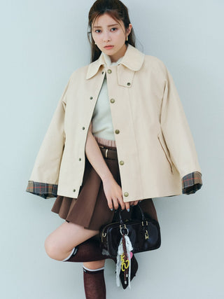 Layered Design Pleated Skort