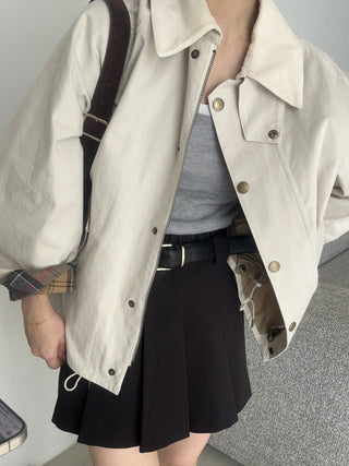 Layered Design Pleated Skort