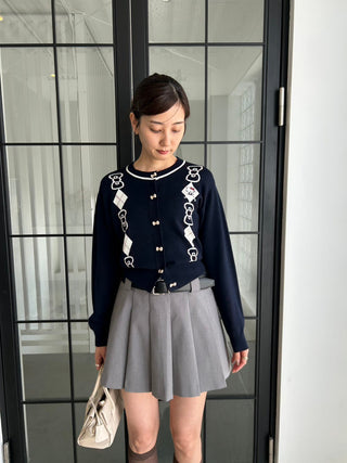 Layered Design Pleated Skort