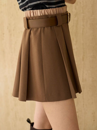 Layered Design Pleated Skort