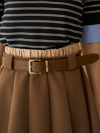 Layered Design Pleated Skort