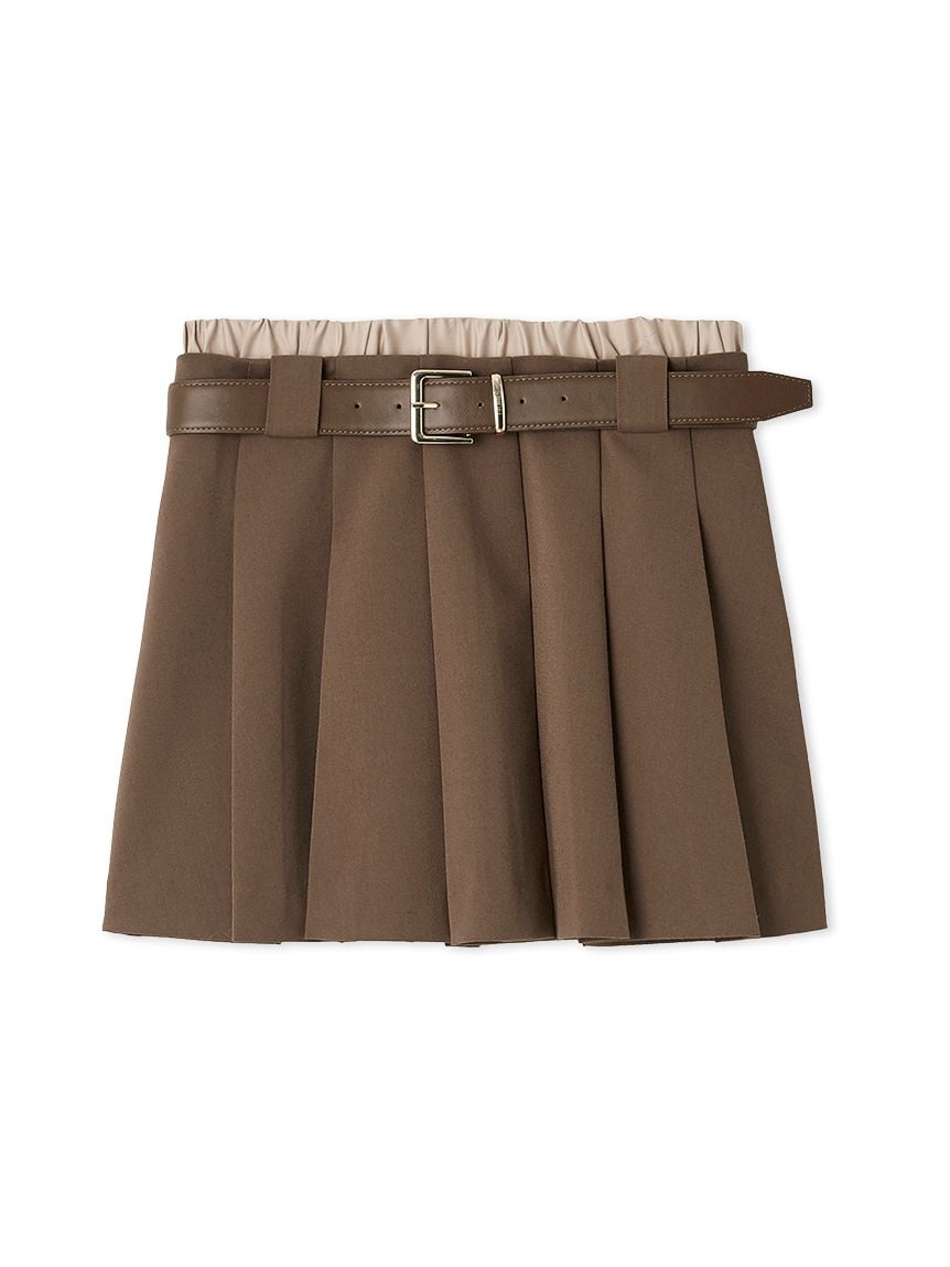 【美品】herlipto Pleated Mini Skort Pleated Mini Skirt