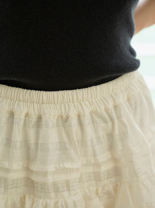 Ruffle Tiered Skort