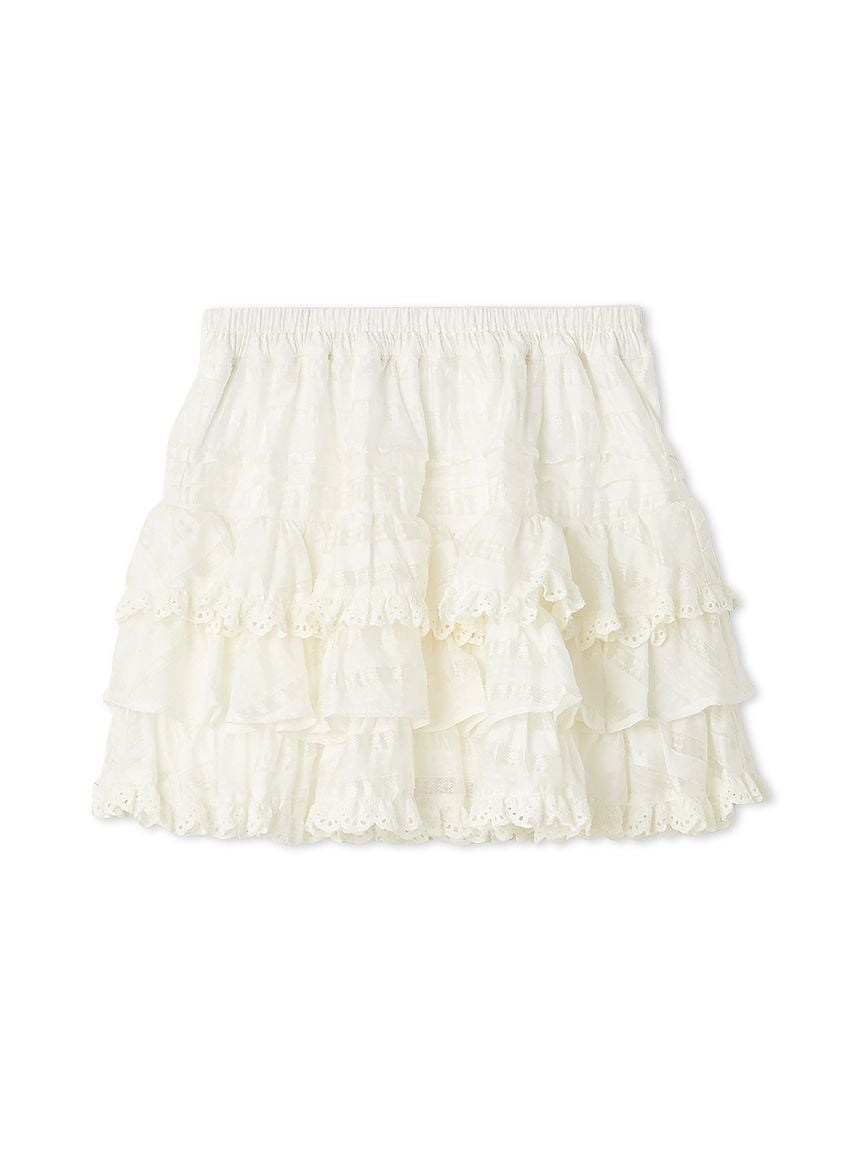 Ruffle Tiered Skort – SNIDEL