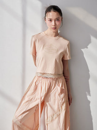 【Chacott】Nylon Lace Pants