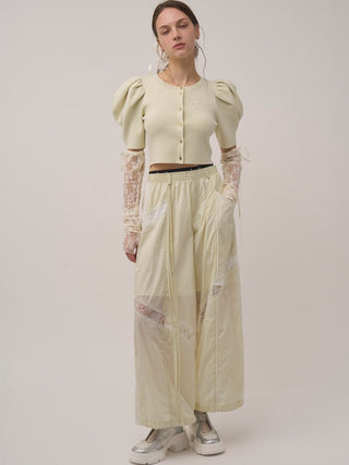 【Chacott】Nylon Lace Pants